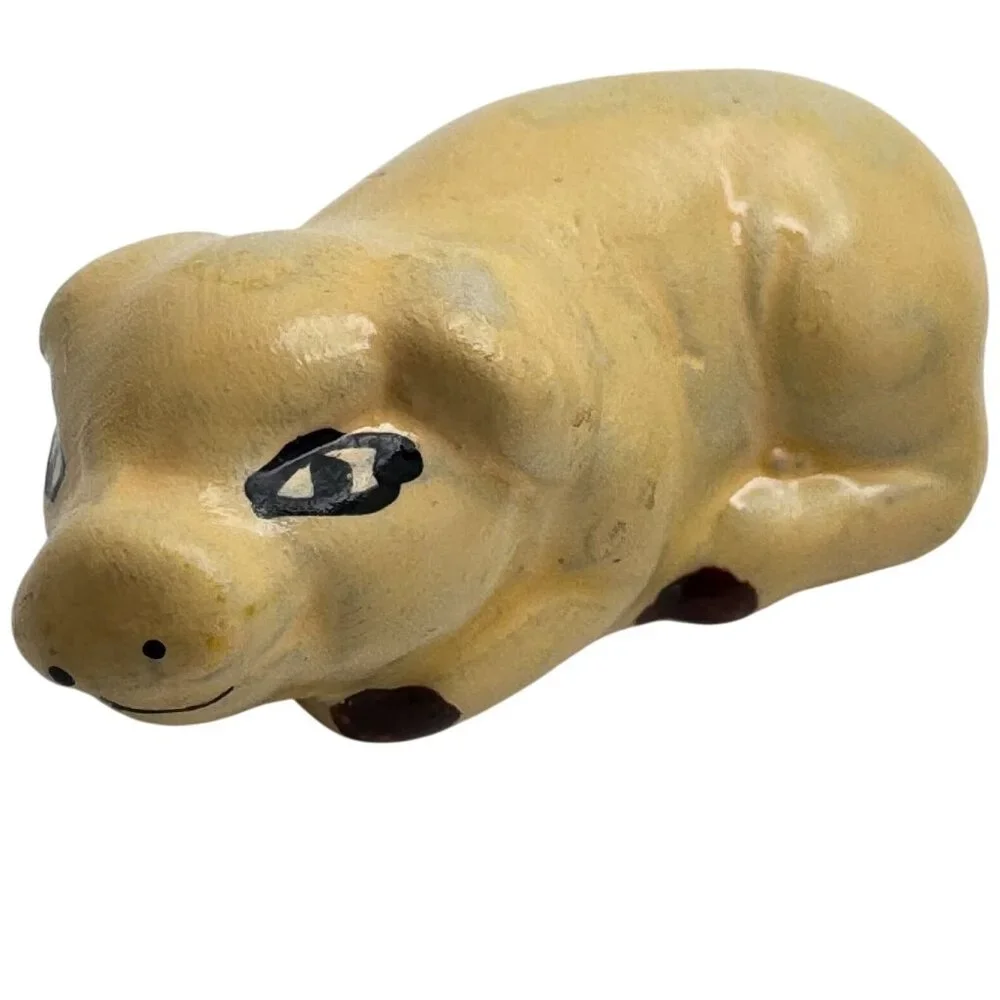 The Three Little Sliding Pigs Hinged Trinket Box Piglet Figure 2 3/4